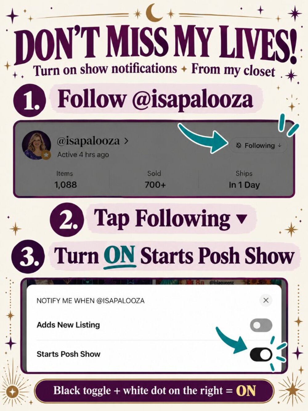 Come party with Isapalooza!!! 🥳💜🪩💃 - Picture 4 of 5